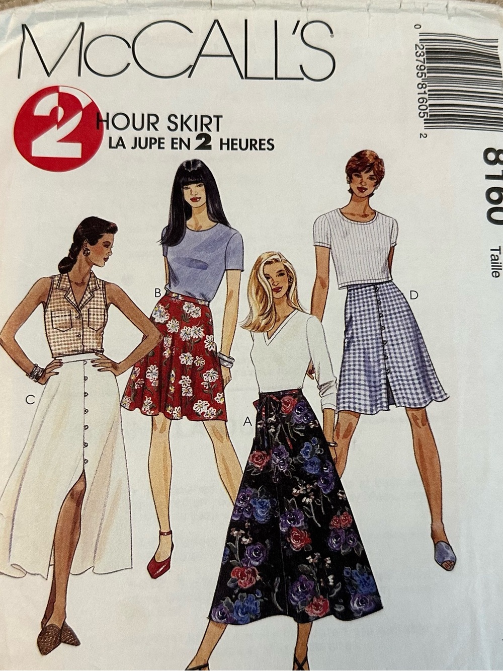 McCALL’S Women’s Plus Size Skirt Pattern Sizes 14, 16, 18